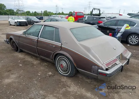 1983 Cadillac Seville z USA, uszkodzony, nr VIN 1G6AS6985DE823433